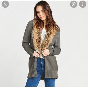Show Me Your Mumu Kenn Cardigan Moss Knit